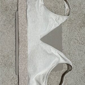 aerie Light Gray & Heathered Gray Wireless Bralette